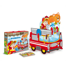 Los bomberos libro puzle