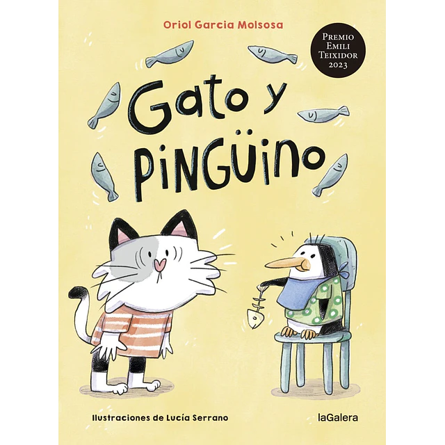 Gato y pingüino