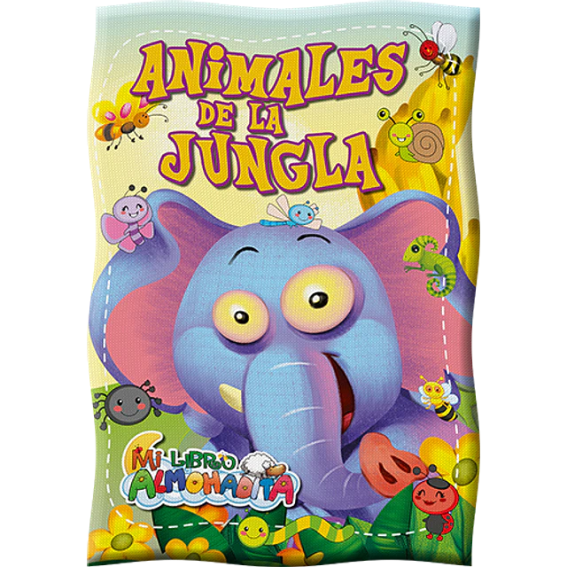 Mi libro almohadita: Animales en la jungla
