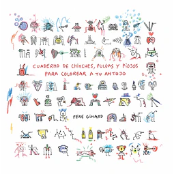 Cuaderno de chinches, pulgas y piojos para colorear a tu antojo