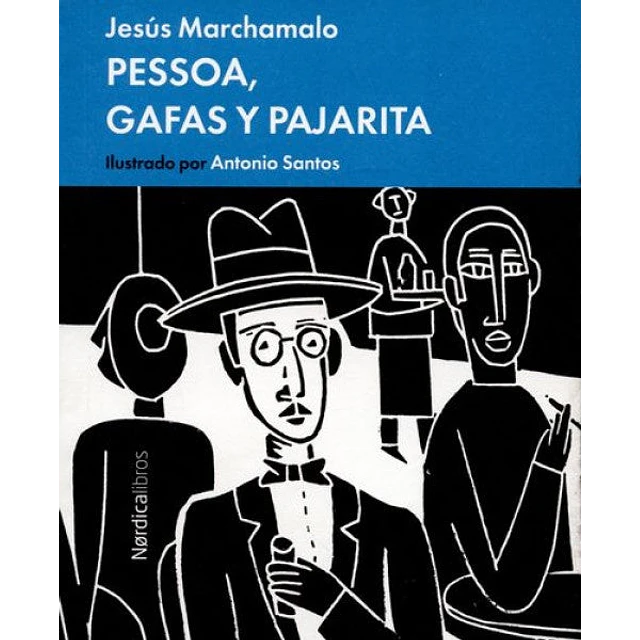 Pessoa, gafas y pajarita