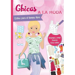 Pegatinas. Chicas a la moda. Estilos para el tiempo libre
