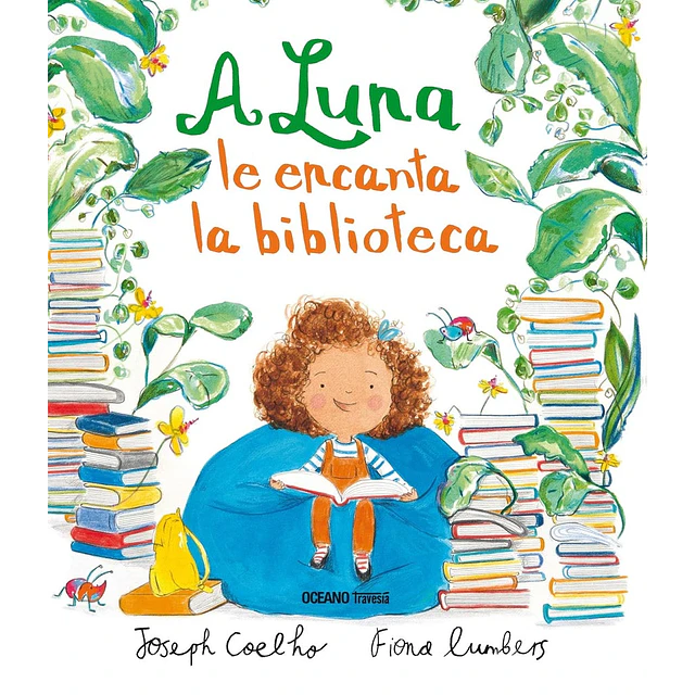 A Luna le encanta la biblioteca