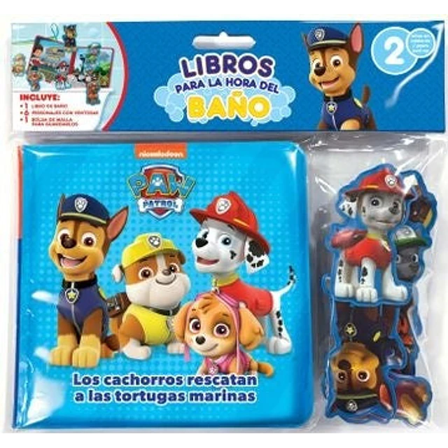 Libros para la hora del baño. Paw Patrol