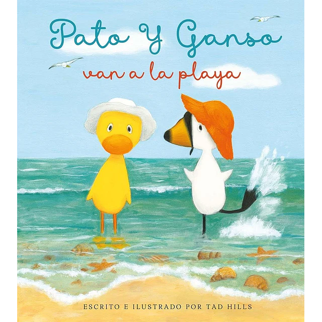 Pato y ganso van a la playa