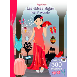 Pegatinas. Las chicas viajan por el mundo