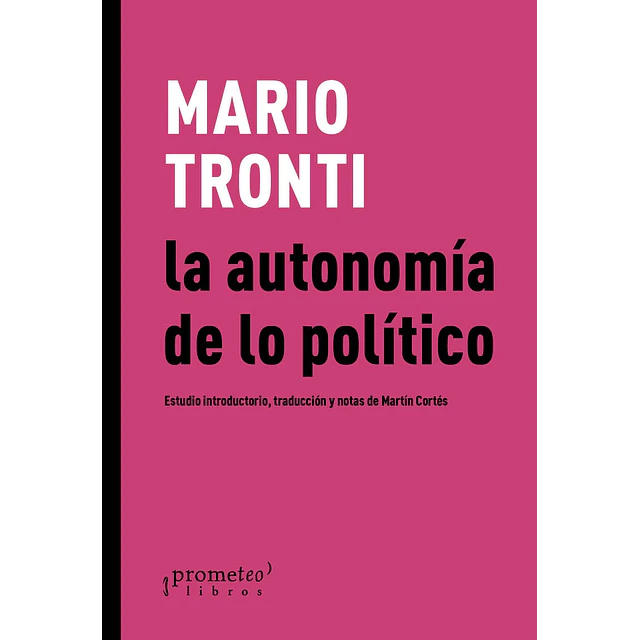 La autonomía de lo político