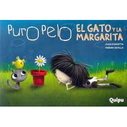 Puro pelo. El gato y la margarita