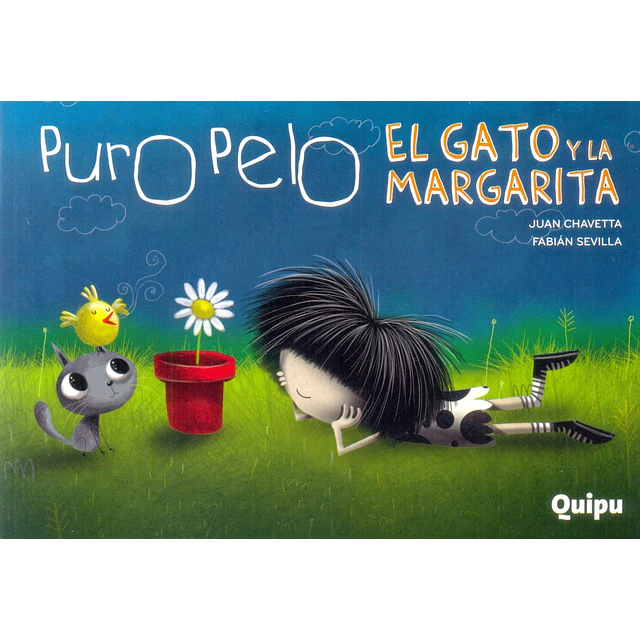 Puro pelo. El gato y la margarita