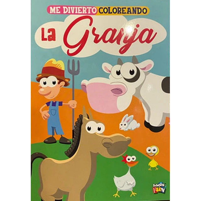 Me divierto coloreando. La granja