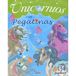 Unicornios con pegatinas
