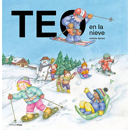 Teo en la nieve