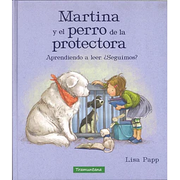 Martina y el perro de la protectora
