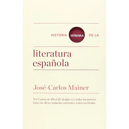 Historia mínima de la literatura española
