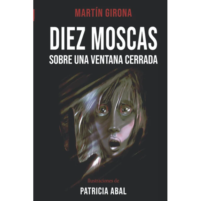 Diez moscas sobre una ventana cerrada