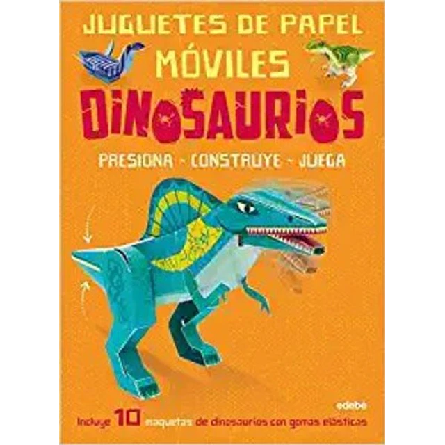 Dinosaurios. Juguetes de papel moviles
