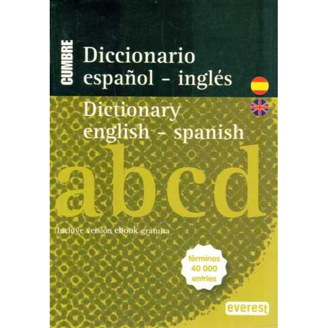 Diccionario español - Ingles. Cumbre