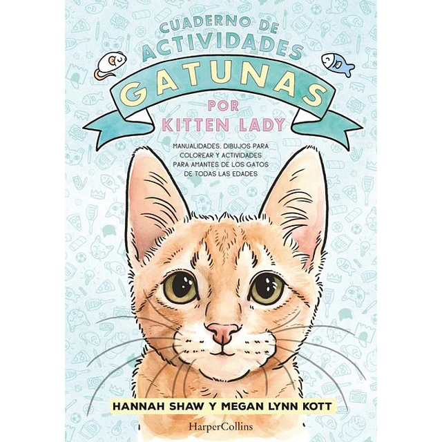 Cuaderno de actividades gatunas por kitten lady