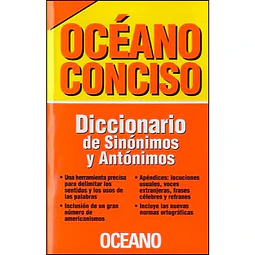 Oceano conciso diccionario de sinonimos y antonimos