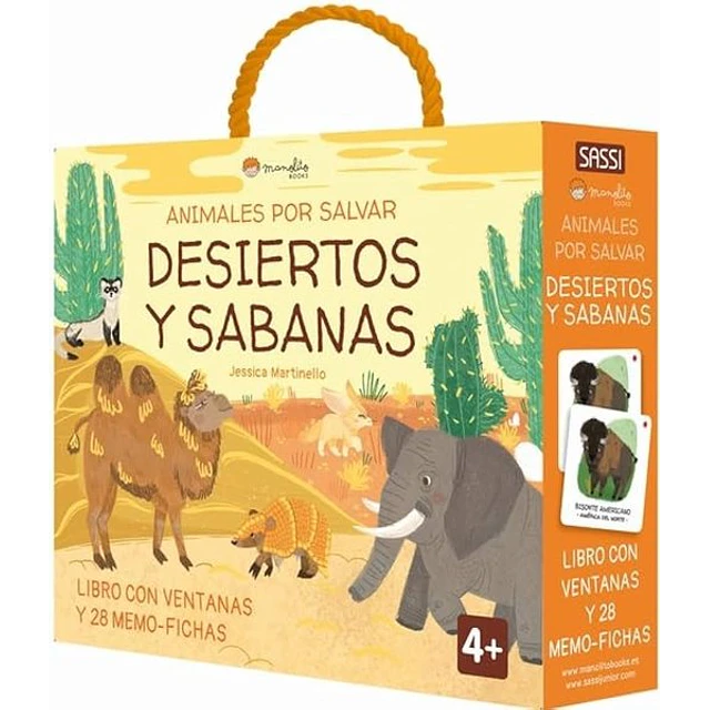 Animales por salvar desiertos y sabana