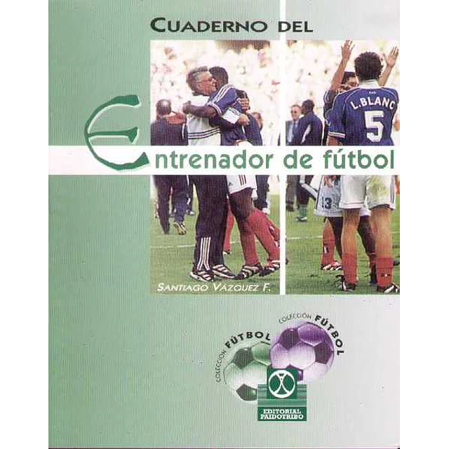 Cuaderno del entrenador de futbol