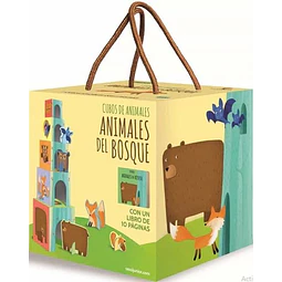 Animales del bosque. Cubos de animales