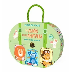 El avion de los animales. Puzle de viaje