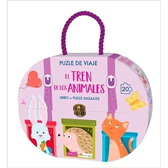 El tren de los animales. Puzle de viaje