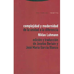 Complejidad y modernidad