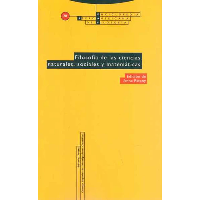 Filosofia de las ciencias naturales sociales y matematicas. Enciclopedia iberoamericana D
