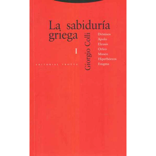 La sabiduria griega I