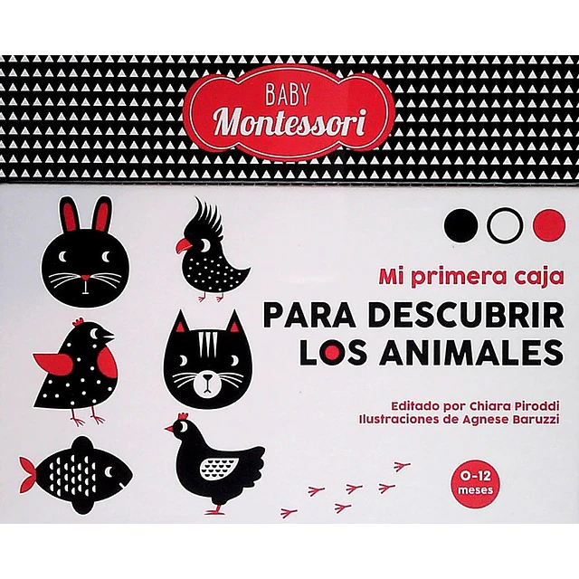 Mi primera caja para descubrir los animales. Baby montessori