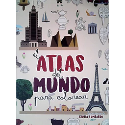 Atlas del mundo para colorear