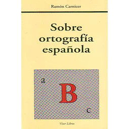 Sobre ortografia española