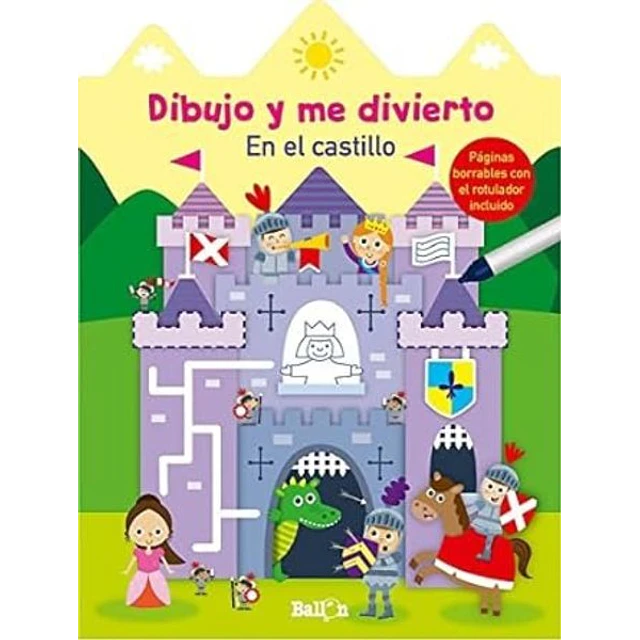 Dibujo y me divierto en el castillo