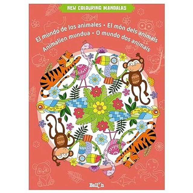 El mundo de los animales. New colouring mandalas