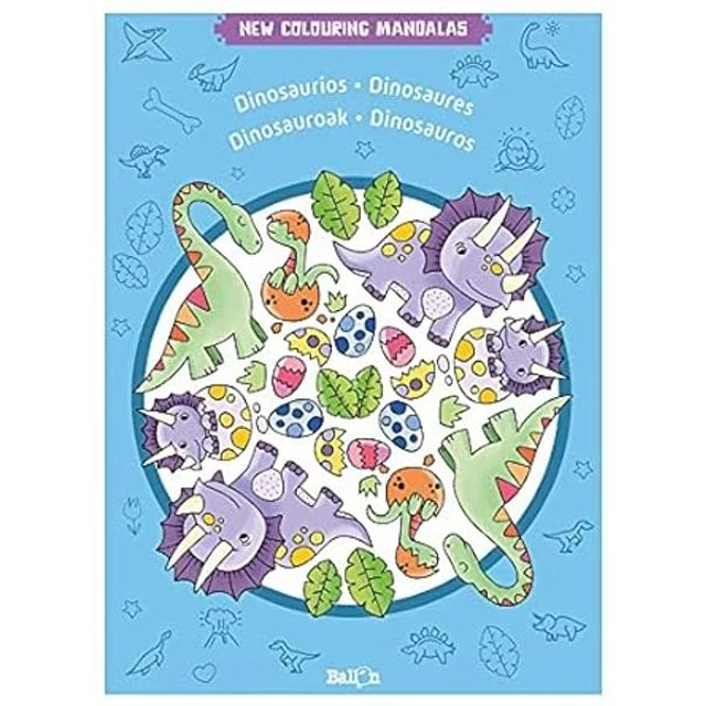 Dinosaurios. New colouring mandalas