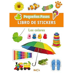 Libro de stickers los colores 3+ pequeños pasos