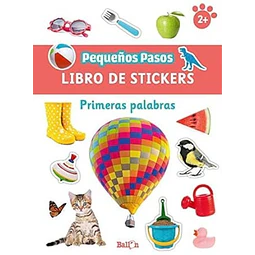 Libro de stickers primeras palabras 2+ pequeños pasos