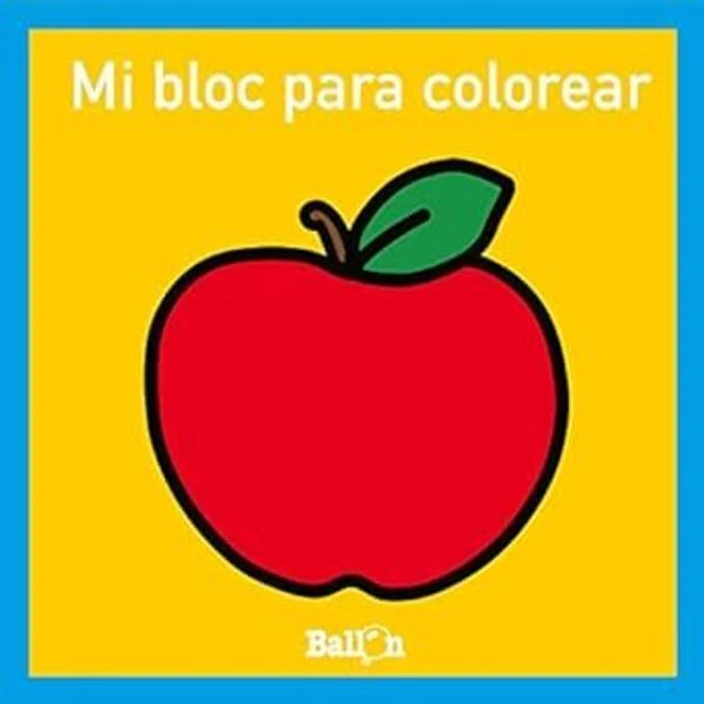 Mi bloc para colorear manzana