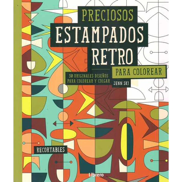 Preciosos estampados retro para colorear