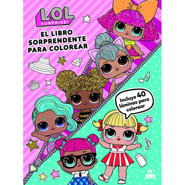 Lol surprise el libro sorprendente para colorear