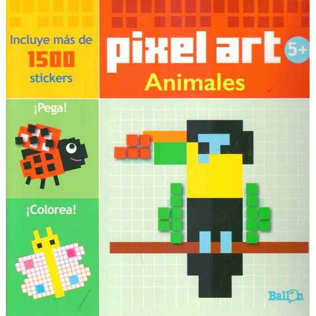 Animales. Pixel art 5+
