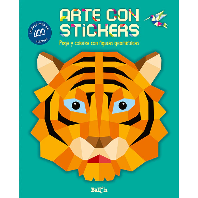Arte con stickers. Tigre