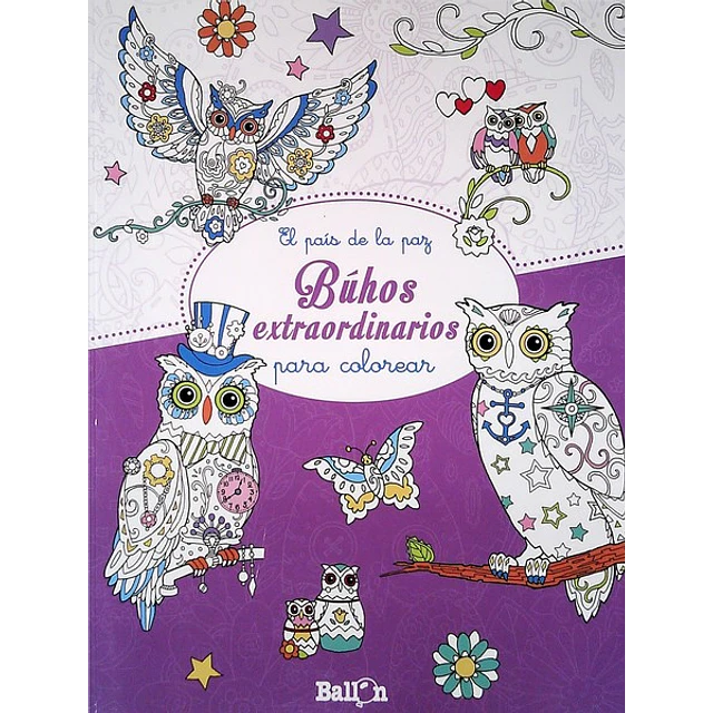 Buhos extraordinarios para colorear