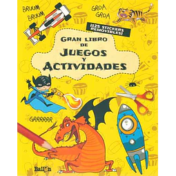 Gran libro de juegos y actividades amarillo