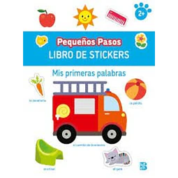 Mis primeras palabras. Libro de stickers pequeños pasos