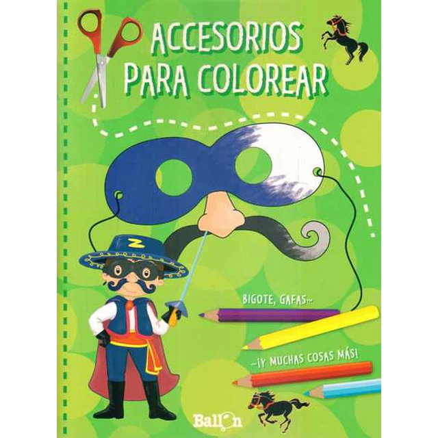 Accesorios para colorear. Verde