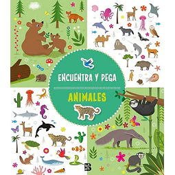 Animales. Encuentra y pega
