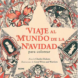 Viaje al mundo de la navidad para colorear